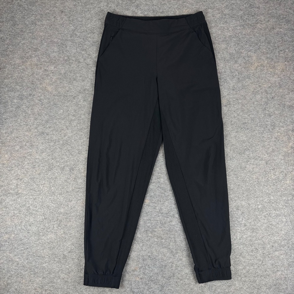 Athleta Brooklyn Jogger 27" Pockets Polyester‎ Stretch Black Womens 6